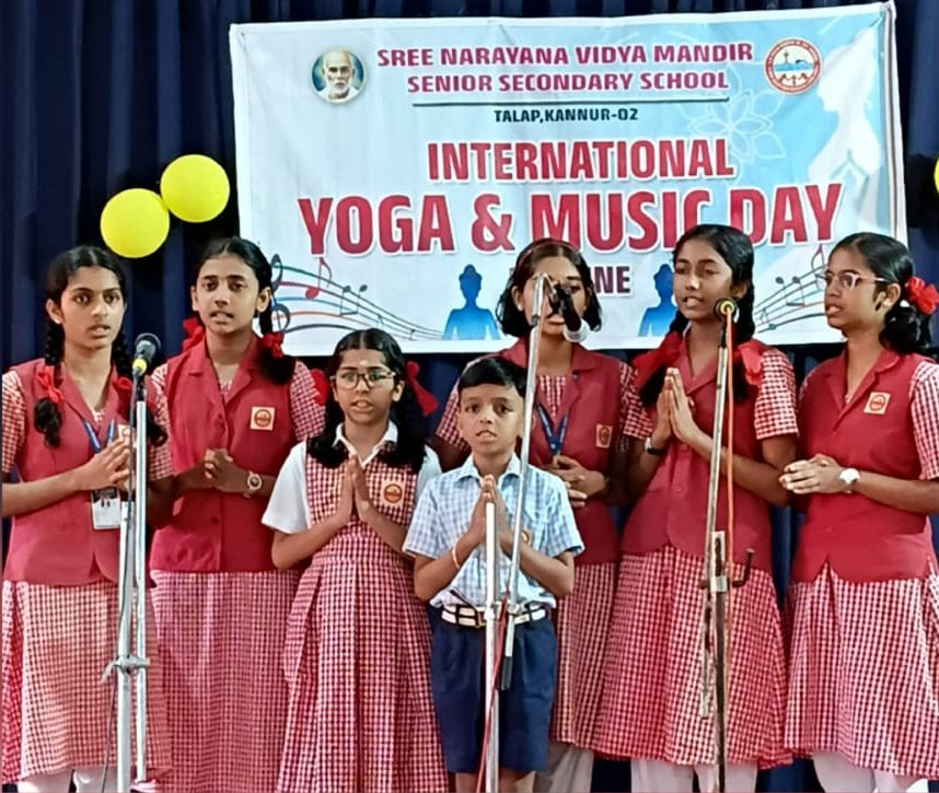 Harmony in motion, melody in mind- Celebrating the soul of Yoga and the spirit of Music- International Yoga Day and World Music Day