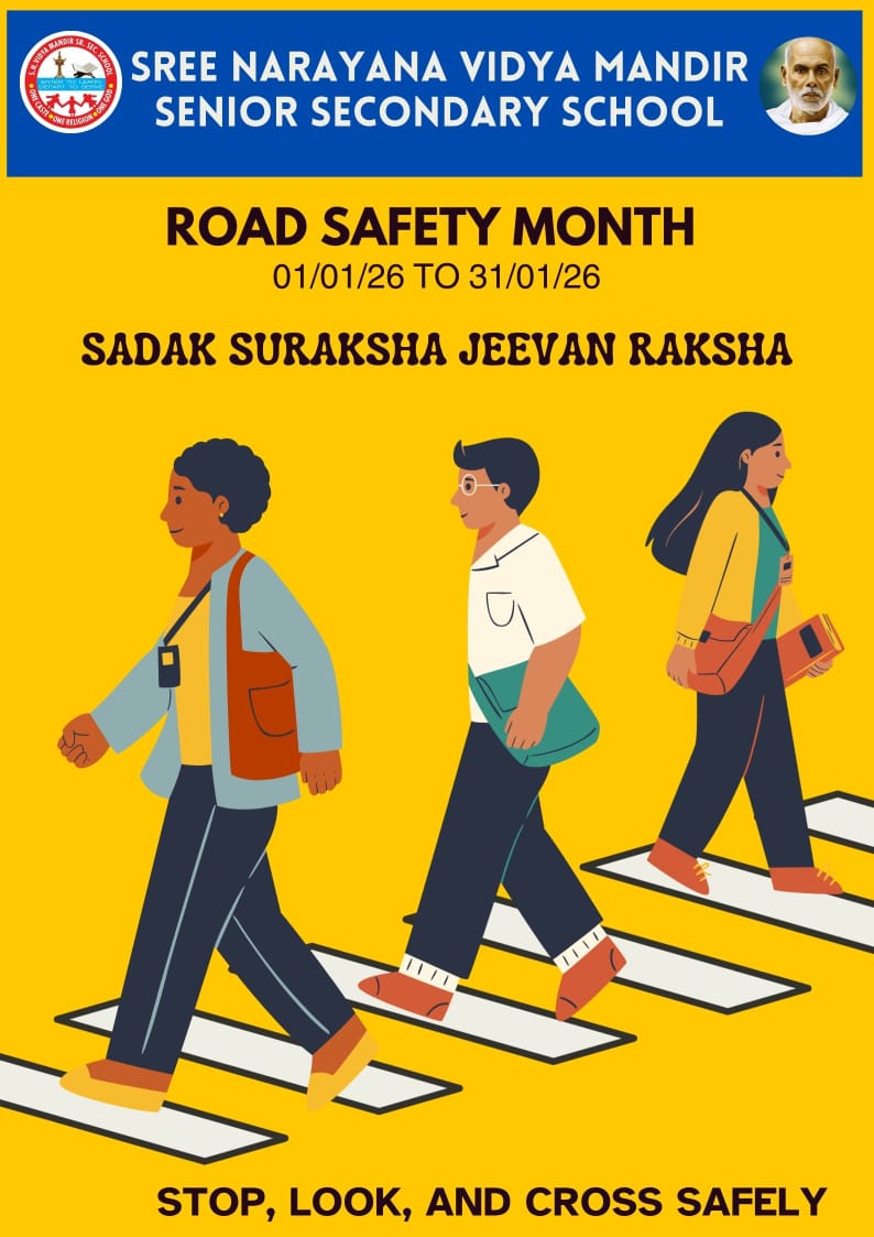 Lessons on road safety for a safe journey through life.